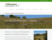 Tablet Screenshot of fermeauberge-alsace.com